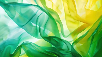 Wall Mural - Creative Story Pack background. colorful, bright shades of green and yellow