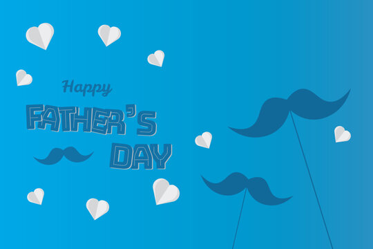 Happy Father's Day background design,Happy Father’s Day Calligraphy greeting card,poster ,banner template.