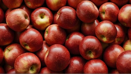 Wall Mural - red apple texture