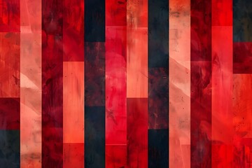 Wall Mural - Craft an image of crimson geometry with an abstract background adorned by striking red geometric stripes
