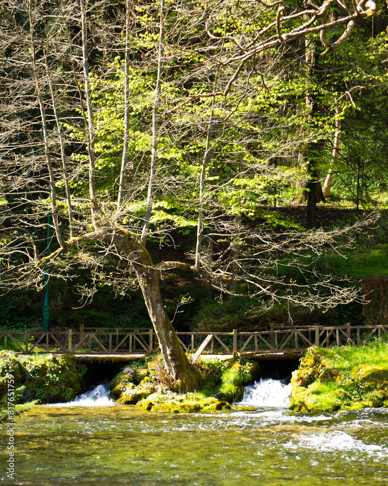 Vrelo Bosne (Bosna spring) near Sarajevo, Bosnia and Herzegovina Stock ...