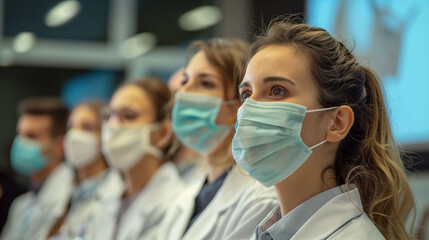 Veterinarians, Many veterinarians attended the meeting and Veterinary equipment.