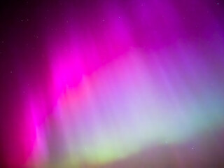 Wall Mural - northern lights in the night sky