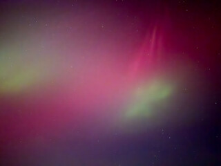 Wall Mural - aurora borealis in the night sky