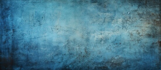  A grungy blue background with a scratched and dotted texture providing ample copy space for images