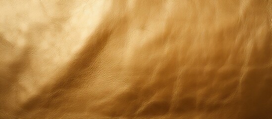 Aufkleber - A closeup of a gold colored leather texture fills the background of the image leaving ample empty space for copy