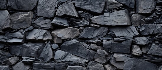 Poster - A close up shot of a stone texture with plenty of copy space for text or images