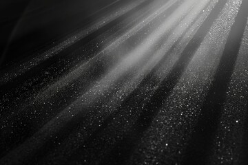 Poster - A striking black and white photo of a sunbeam. Perfect for adding a dramatic touch to any project