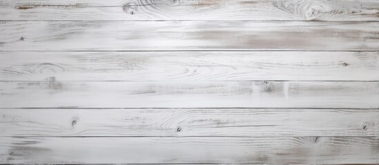 Aufkleber - Copy space image of a textured white wood plank background