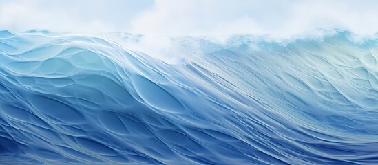 the sea s visual appearance and texture with undulating waves and an array of patterns captured in a