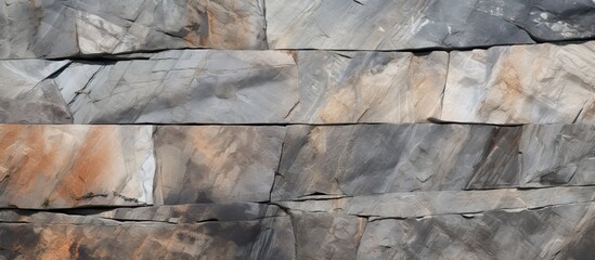 Poster - An incredibly realistic pattern resembling natural stone. Creative banner. Copyspace image