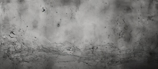 Poster - Dark textured background with a light gray grunge texture resembling a concrete wall providing copy space for images
