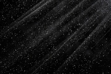 Poster - A stunning black and white image of a star filled sky. Perfect for astronomy enthusiasts