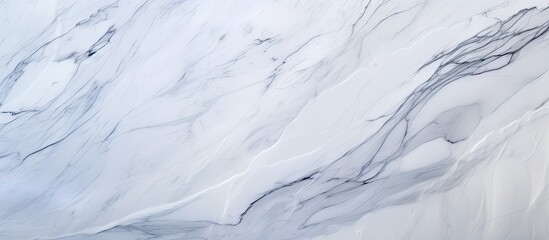 Poster - The abstract texture of white marble serves as a captivating background offering ample copy space