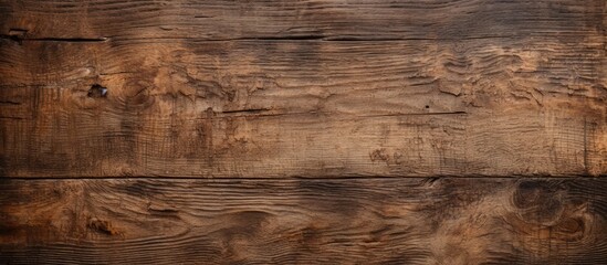 Aufkleber - The grungy weathered texture of an aged wooden surface with a copy space image