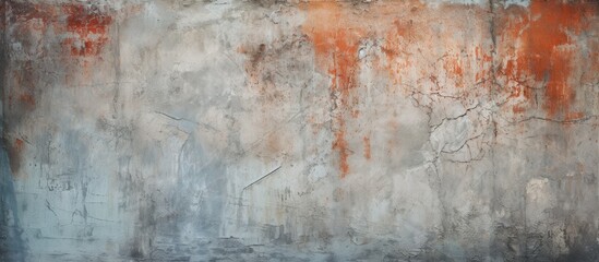Poster - Abstract background with copy space image featuring the worn and textured surface of an aged cement wall