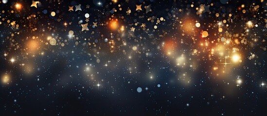 Leinwandbilder - A background image for Christmas and New Year holidays with copy space