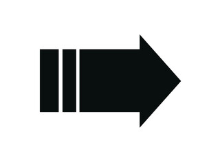 Wall Mural - Right arrow icon