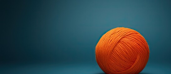 Poster - Copy space image of a yarn ball with a text area