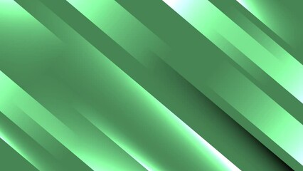 Poster - geometric green abstract video animation background