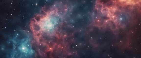 Wall Mural - nebula in deep space with stars