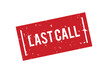 © line's vector - last call stamp. last call rectangular stamp on white background