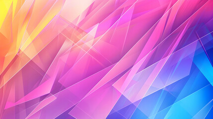 Sticker - abstract background with triangles