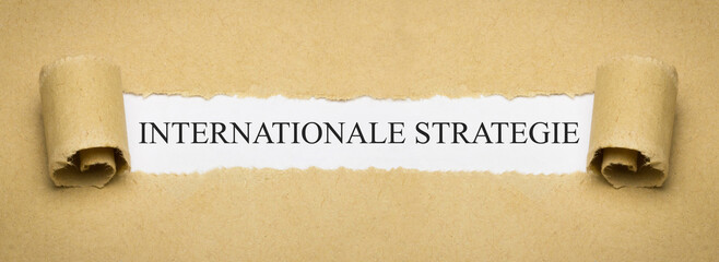 Wall Mural - Internationale Strategie