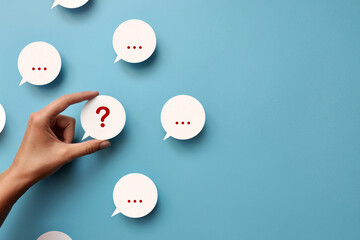 Poster - .People's questions to each other during a conversation.