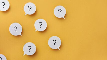 Poster - .People's questions to each other during a conversation.