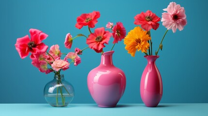 Wall Mural - flowers in vase