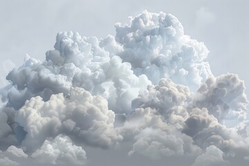Aufkleber - A jetliner flying through a cloud-filled sky. Ideal for travel and aviation concepts
