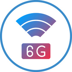 Poster - 6G Network Icon Style