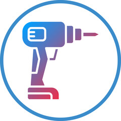 Drilling Machine Icon Style