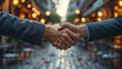 © IYIKON - Business executives shake hands following a meeting