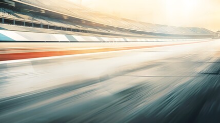 Poster - racing tracks background