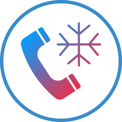 Sticker - Cold Calling Icon Style