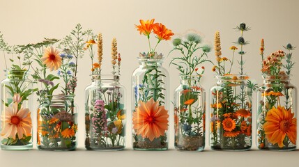 Wall Mural - flowers in a vase