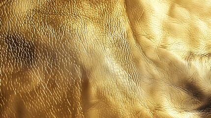 Wall Mural - Shiny Gold Leather Texture: Clean & Minimalist Computer Wallpaper