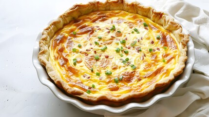 Wall Mural - A creamy quiche Lorraine