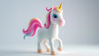© Graphic Resources - 3D Render of a cute unicorn on a white background