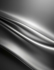 Wall Mural - Silver background that exhibits a subtle black and gray oxidation pattern over a bright, reflective base