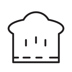 Canvas Print - Chef Dinner Cook Line Icon