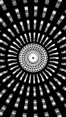 Poster - Animated abstract background. Abstract dynamic with white dots rhombus on transparent background. Motion modern animation.