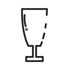 Sticker - Beer Dinner Drink Line Icon