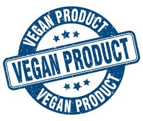 vegan product stamp. vegan product label. round grunge sign