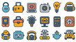© Panyamethi - Icons representing automation engineer