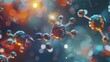 © basit - Catalyst reaction with molecule UHD wallpaper