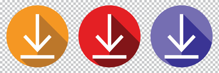 Poster - Download icon on white background. Downloading vector icon. Download icon vector. Downloading sign. Download icon vector illustration. 7891