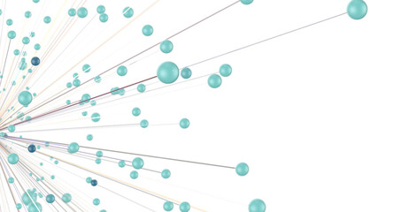 Leinwandbilder - Global digital connections with technology